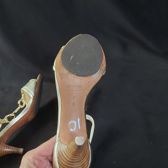 Coach Heeled Sandals Women's Size 8 B - Picture 10 of 12